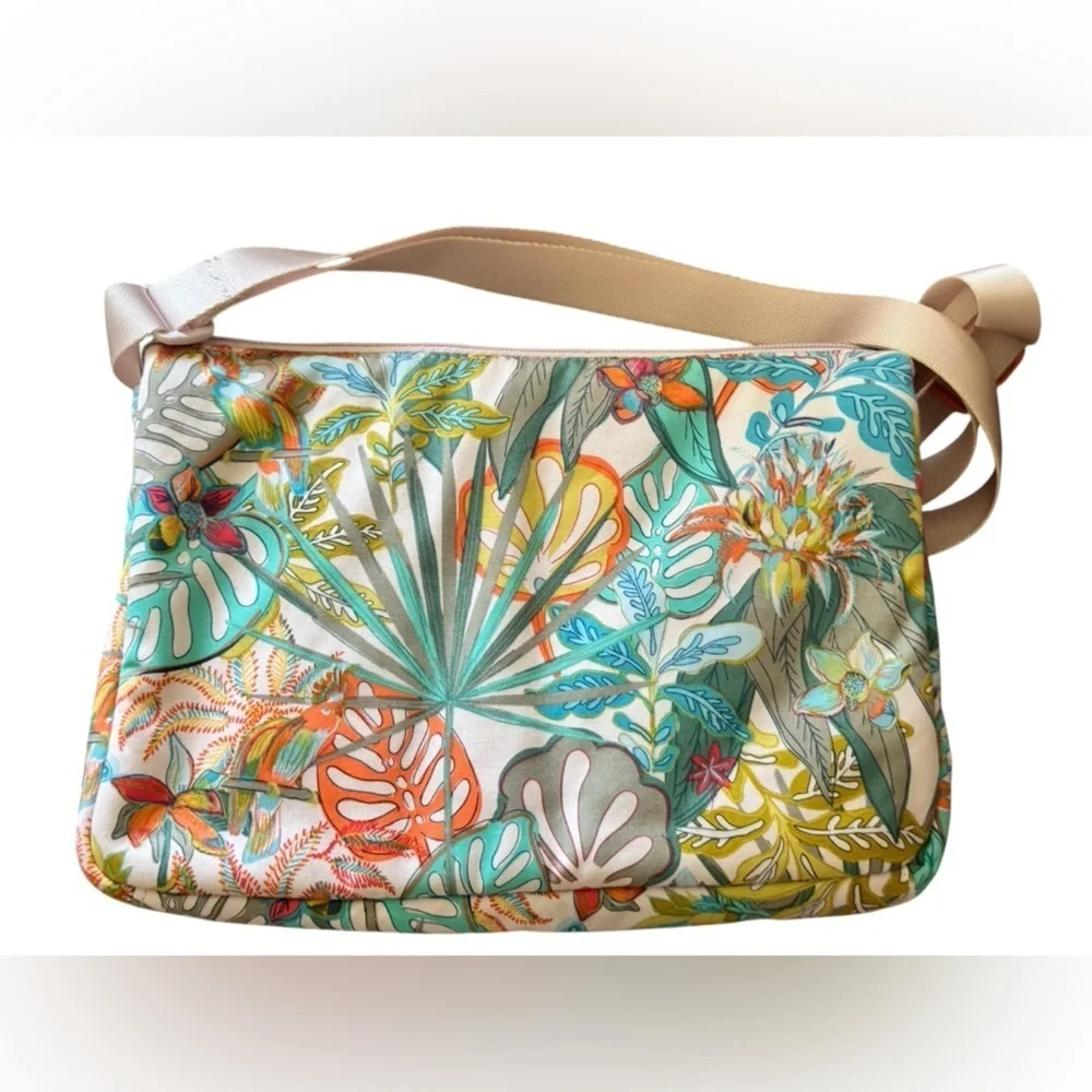 Vera Bradley • Utility Small Crossbody Bag/Recycled Cotton • Rain Forest Canopy